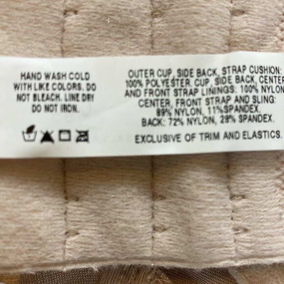 NWT Bali 3562 Satin Tracings Minimizer Bra in Rosewood 38C Item#338J - Picture 10 of 10